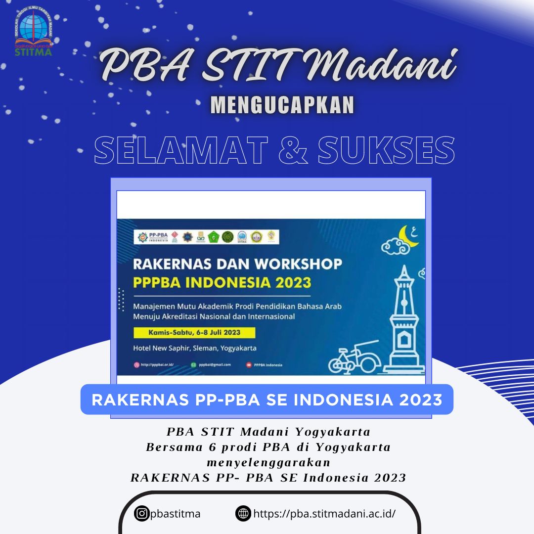 PBA STIT Madani bersama 6 prodi PBA di yogyakarta menyelenggaran RAKERNAS PP-PBA Se Indonesia