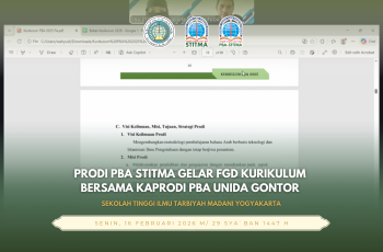 Prodi PBA STITMA Gelar FGD Kurikulum Bersama Kaprodi PBA UNIDA Gontor