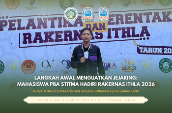 Langkah Awal Menguatkan Jejaring: Mahasiswa PBA STITMA Hadiri Rakernas ITHLA 2026
